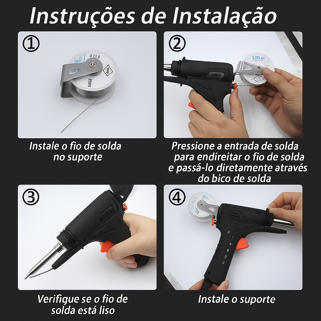 Pistola de Soldagem Elétrica