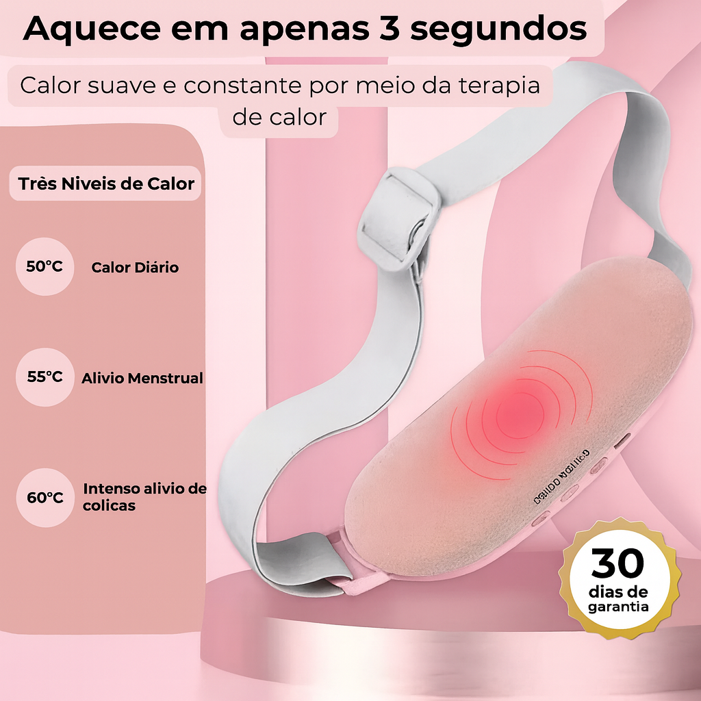 AbraçoTérmico – Alívio Quente e Portátil para Cólicas Menstruais
