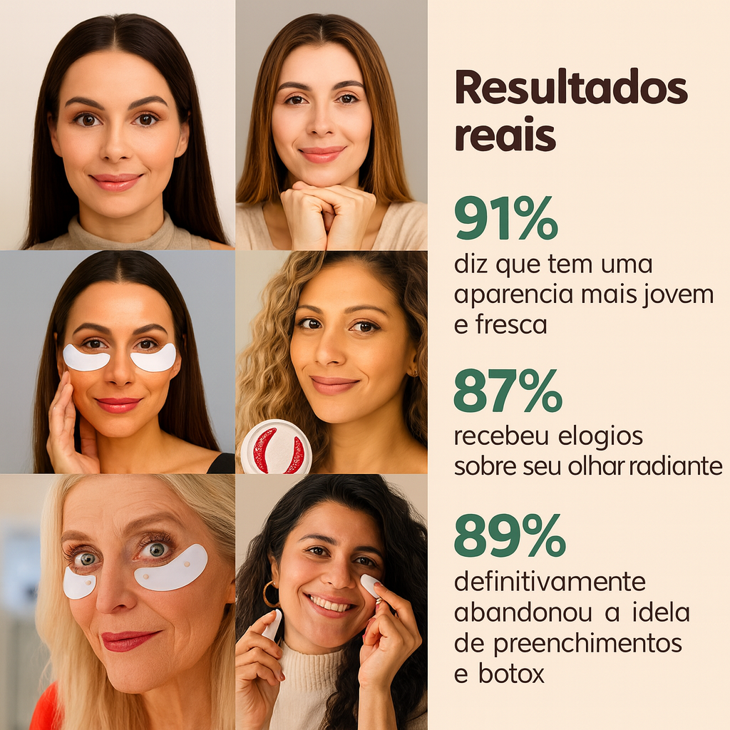 Olhar Radiante – Máscara Elétrica Rejuvenescedora para os Olhos