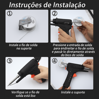 Pistola de Soldagem Elétrica